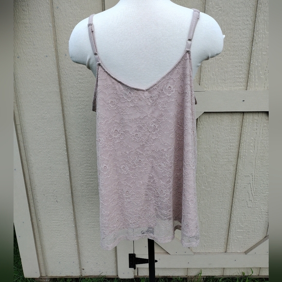 Torrid Mushroom Brown Lace Super Soft Swing Cami Tank Top Size 1X - Picture 3 of 8